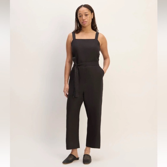 Everlane Pants - Everlane The Side Button Linen Jumpsuit Size 6